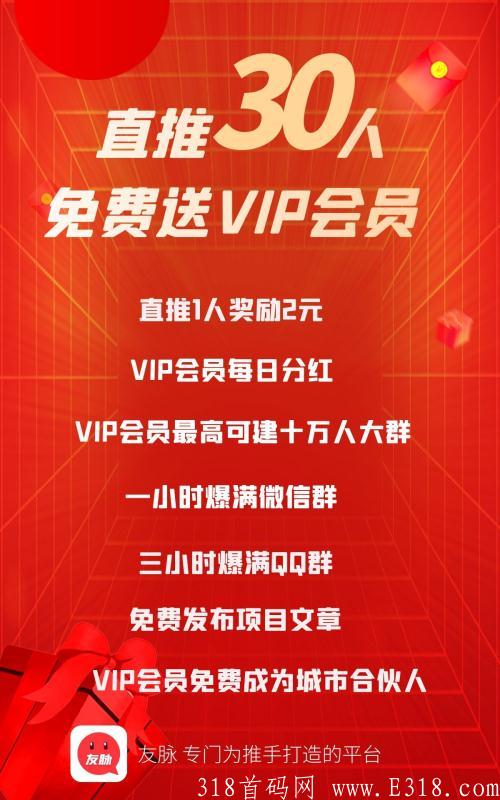 友脉 源码对接个团队中
