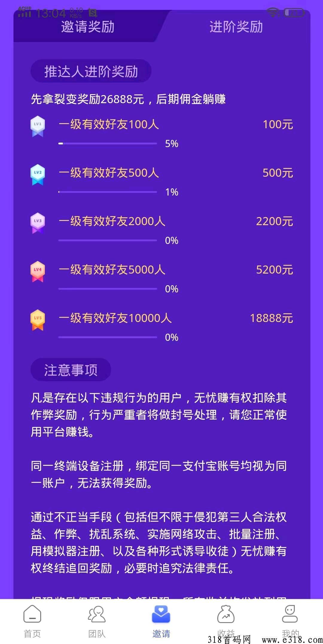 无忧赚每天保底收入，开启躺赚模式