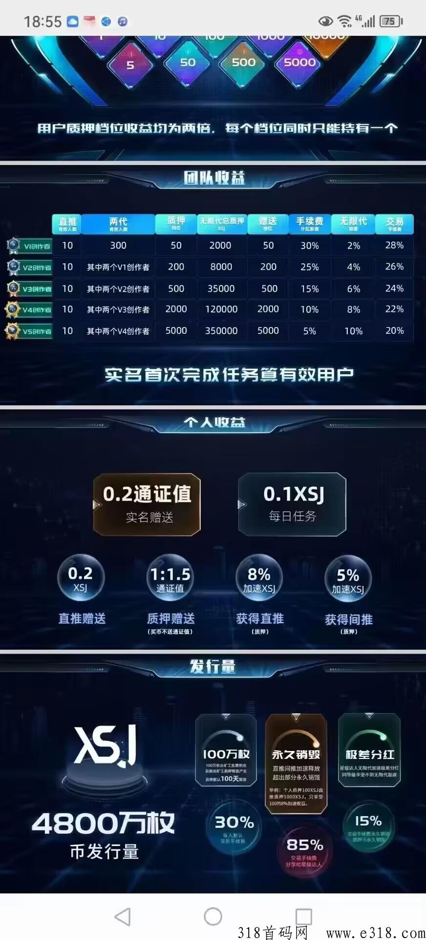 首码：新视界，超强黑马项目