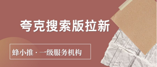 蜂小推，高效拉新秘籍：夸克搜索版推广不走弯路的实战攻略