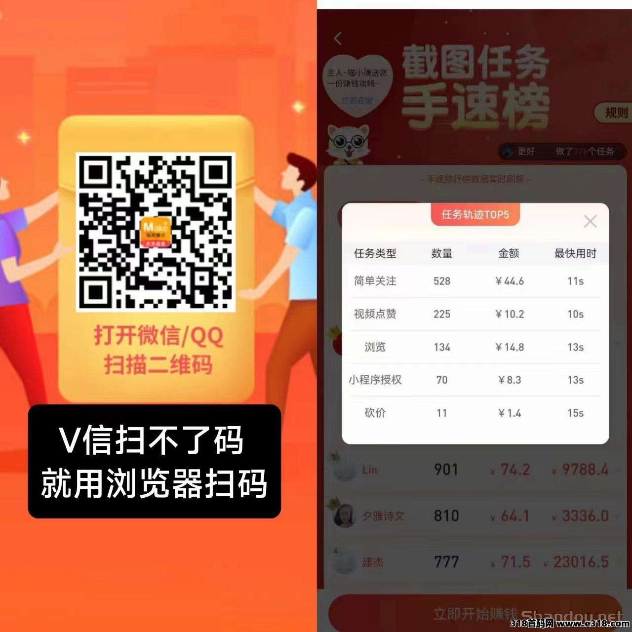 每天钻点APP：抖音、快手、小红书点赞关注简单赚！
