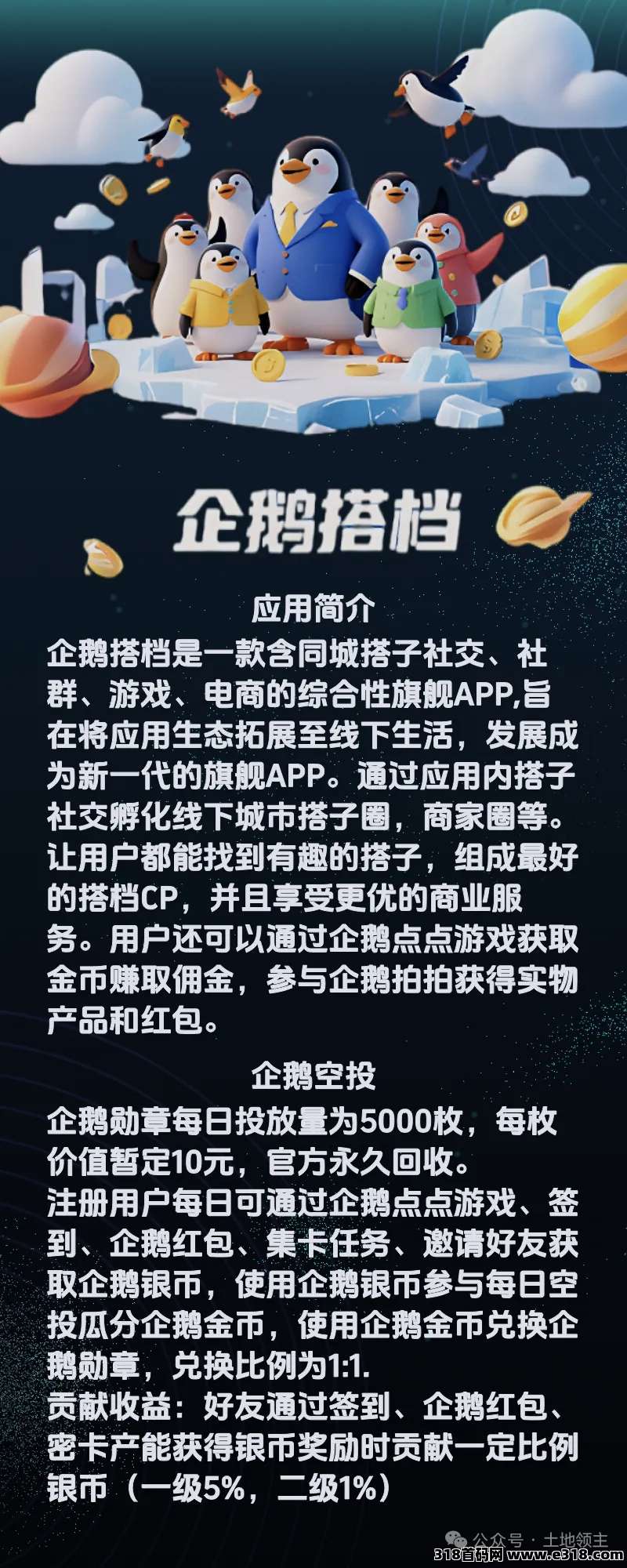 企鹅搭档，首码预热