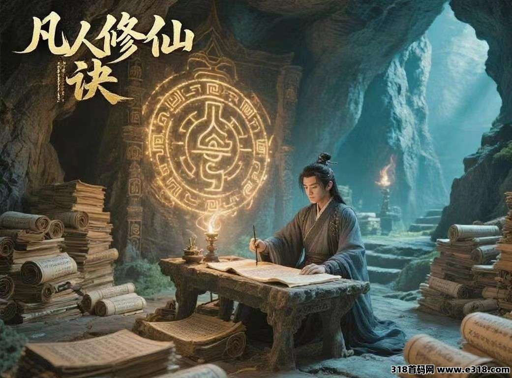 《凡人修仙诀》项目 10天极速回本保护期，打金新服震撼开服！团队亲测可落地，凡人也能靠仙途赚真金
