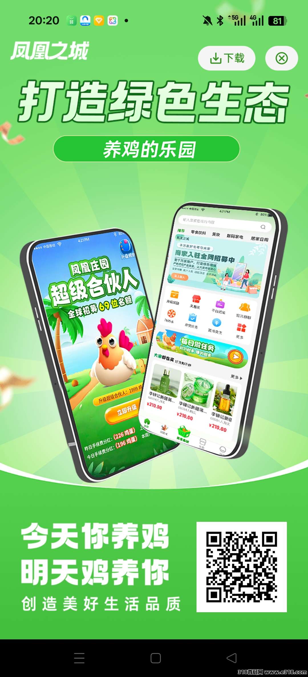 凤凰之城，扶持顶