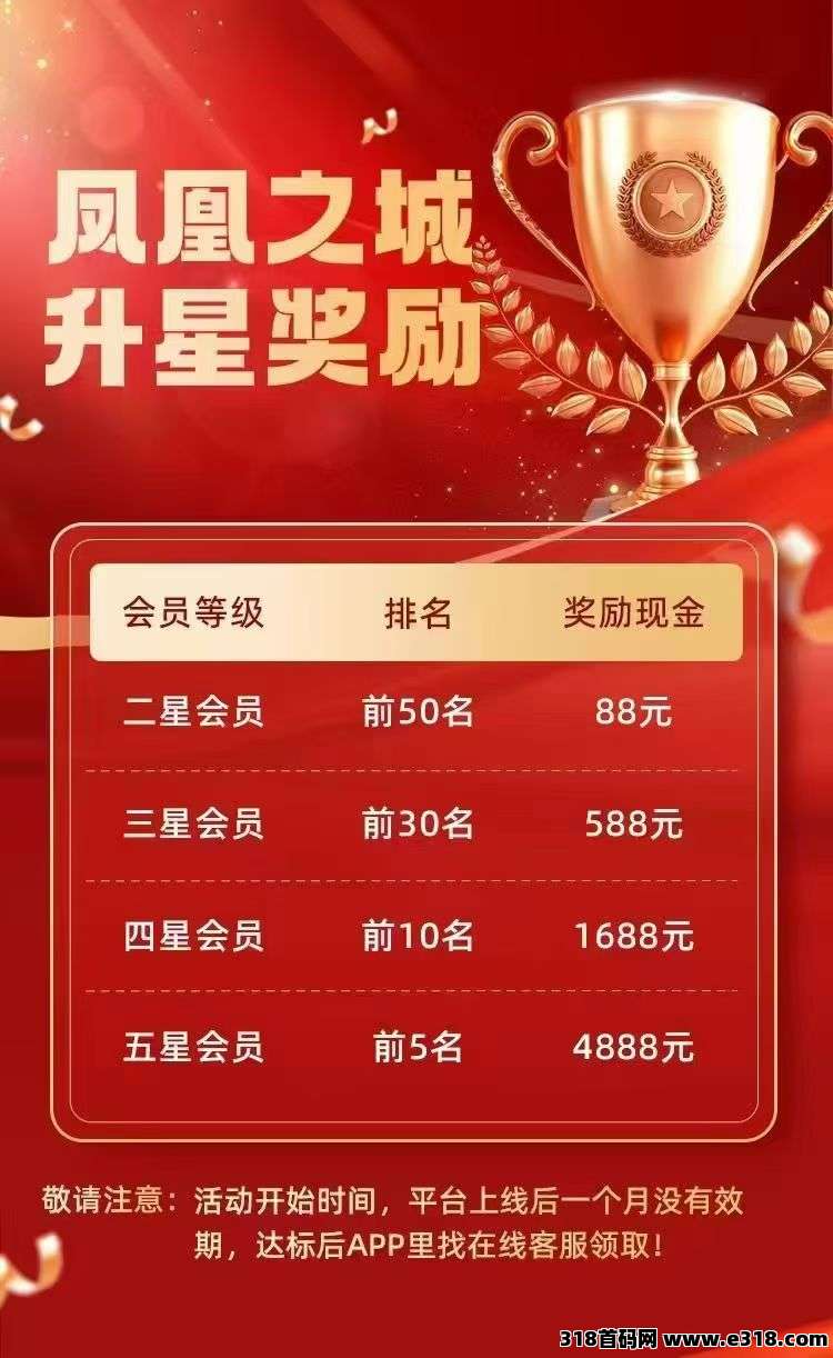 首码凤凰之城，0撸，高扶持，对接个人及团队