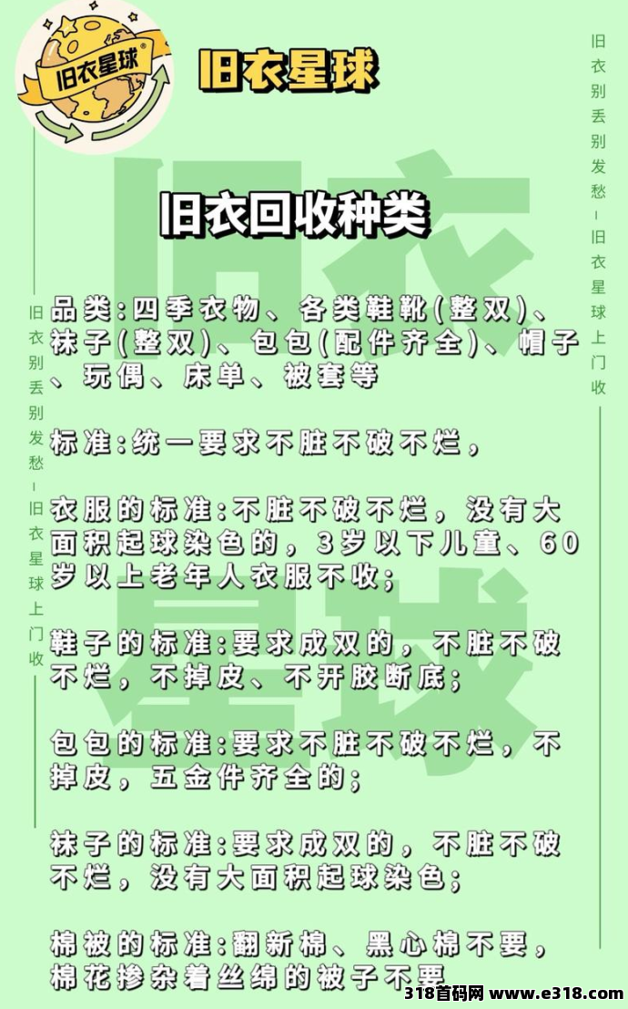 旧衣星球零门槛回收项目:轻松赚米、绿色环保、推广收溢解析!