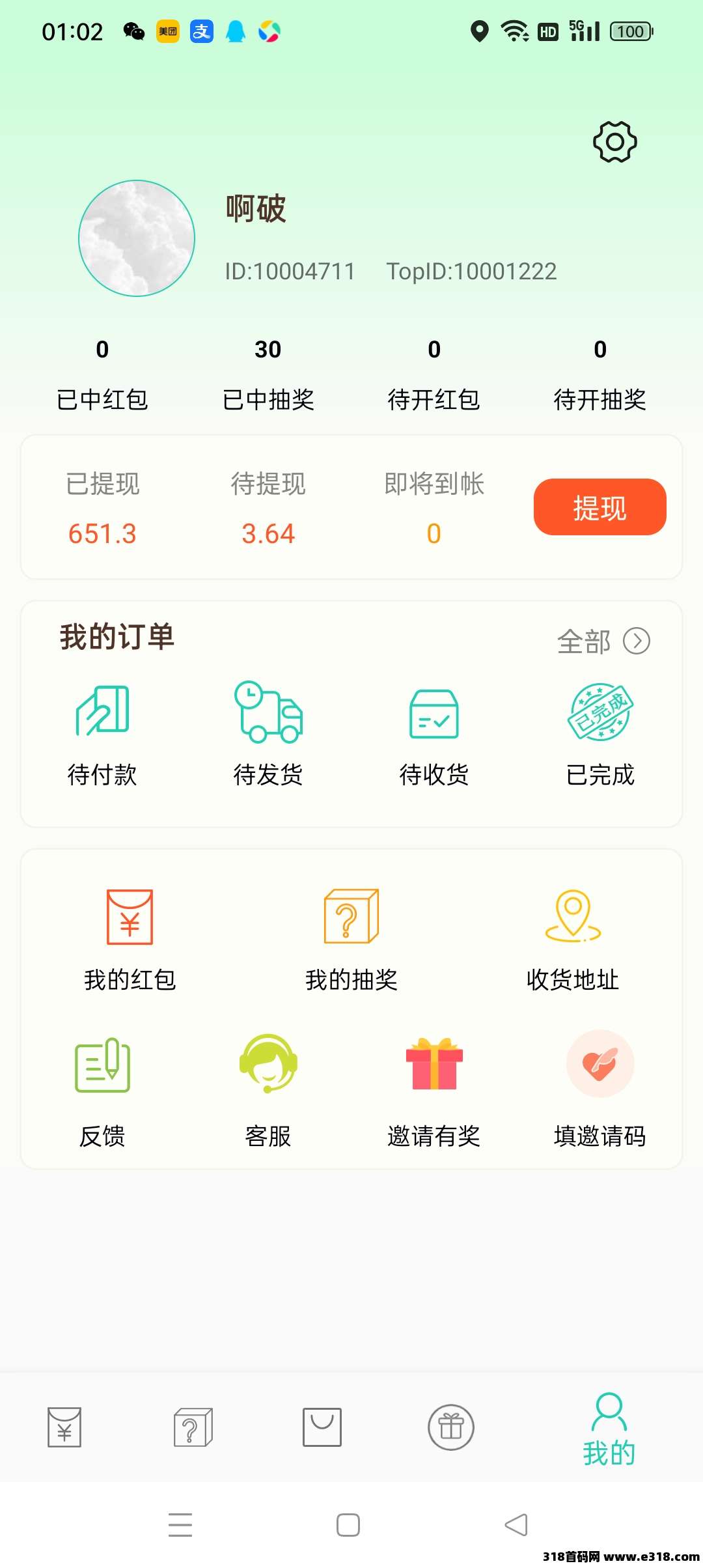 小小番茄，自动到账